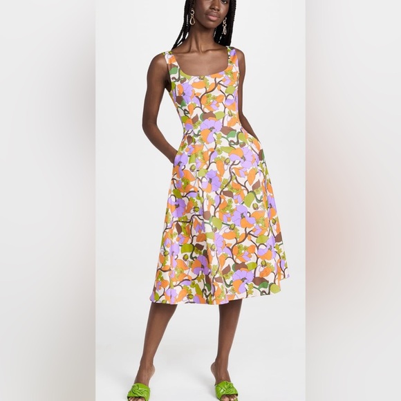 LA DoubleJ Dresses & Skirts - La Double J Sophia Floral Print Square Neck Dress Size S